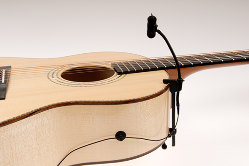 Mikrofon DPA d:vote 4099, Lo-Sens, Superniere, schwarz (mit Akustikgitarren Clip)